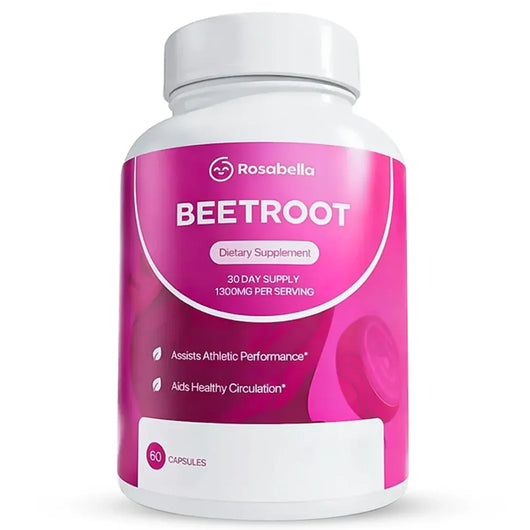 Rosabella Beetroot Capsules To Support Circulation And Vitality*