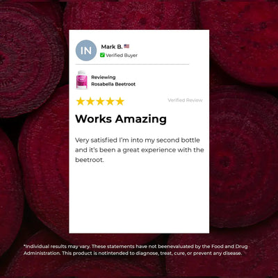 Rosabella Beetroot Capsules To Support Circulation And Vitality*