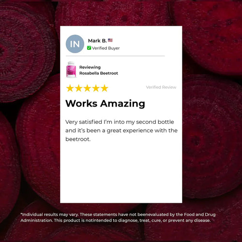 Rosabella Beetroot Capsules To Support Circulation And Vitality*